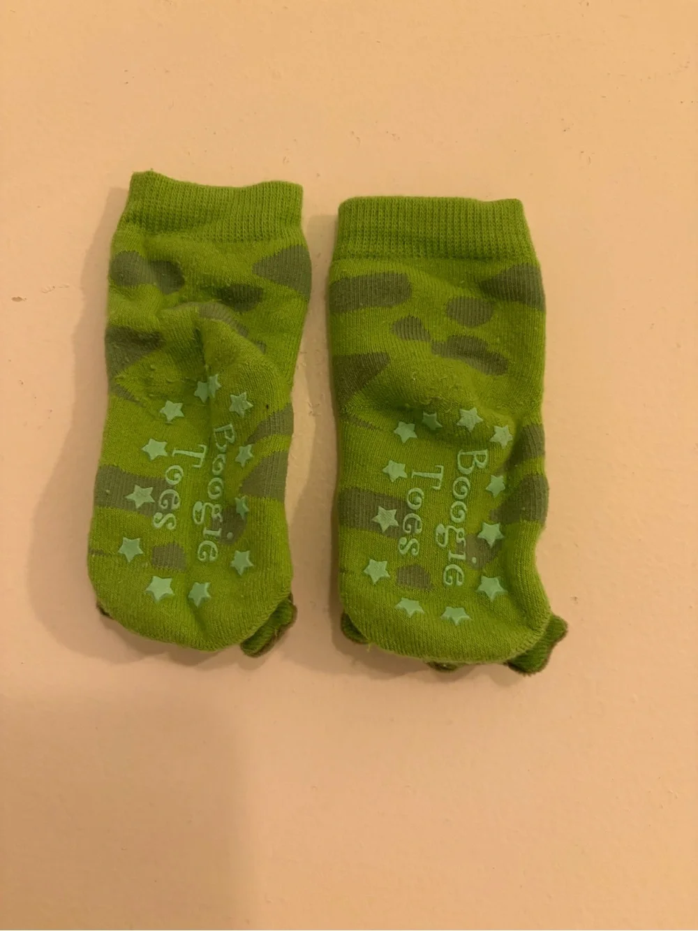 Boogie Toes Baby 3D Turtle Non-Slip Socks Green Novelty Plush